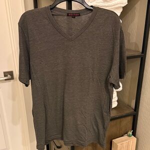 Brixton Charcoal V-Neck Tee